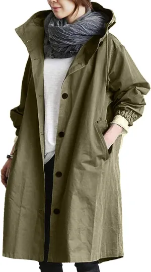 LCMTWX Women's Coats Basic Long Jacket Coat Womens Elegant Windbreaker Wild Winter Women's Coat Coats for Women Trendy