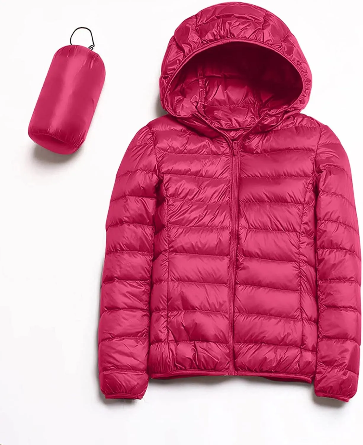 Lightweight Packable Down for Women Jacket Lightweight Puffer Coat with Hood Winter Warm Puffer Jackets for Women