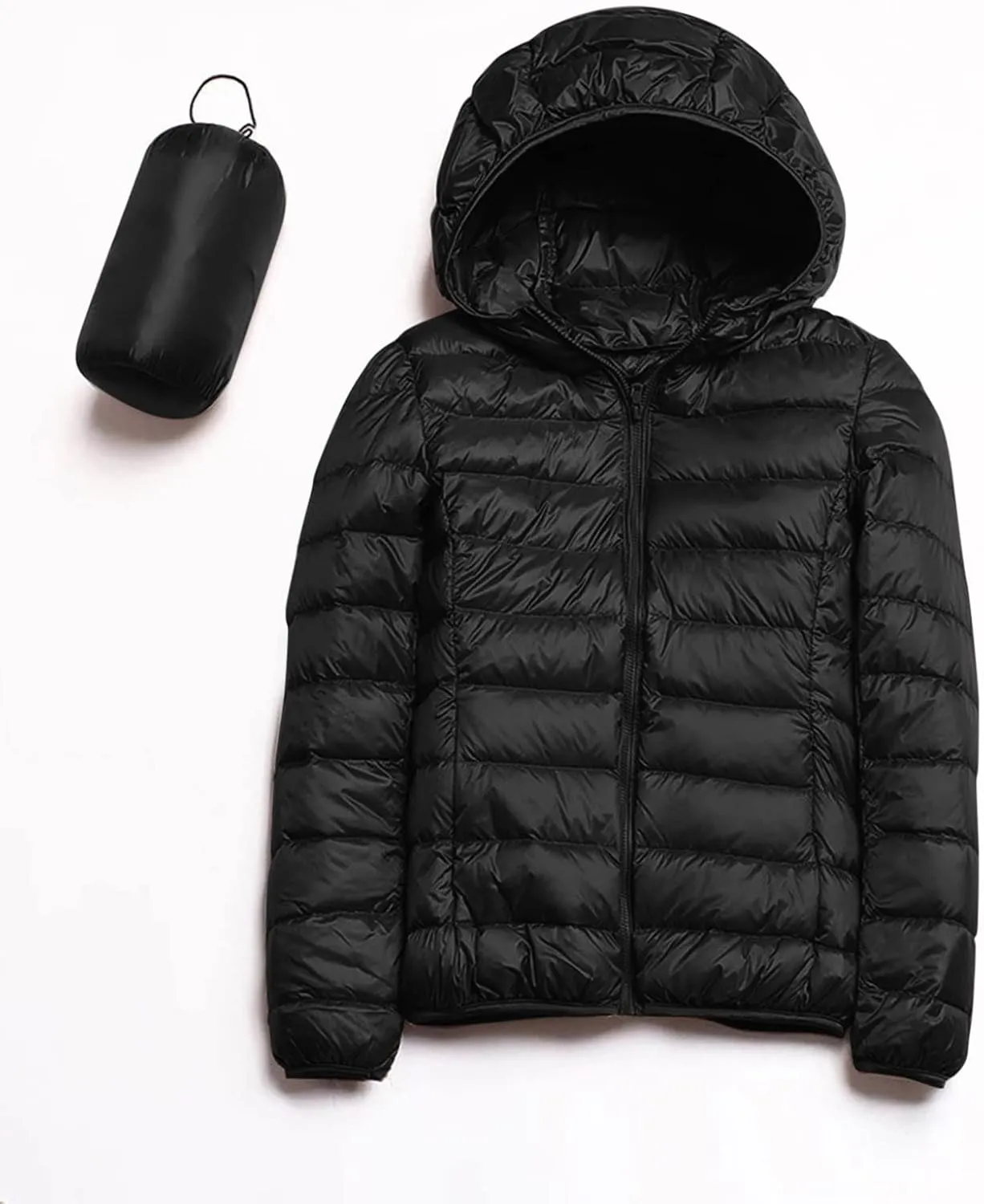 Lightweight Packable Down for Women Jacket Lightweight Puffer Coat with Hood Winter Warm Puffer Jackets for Women