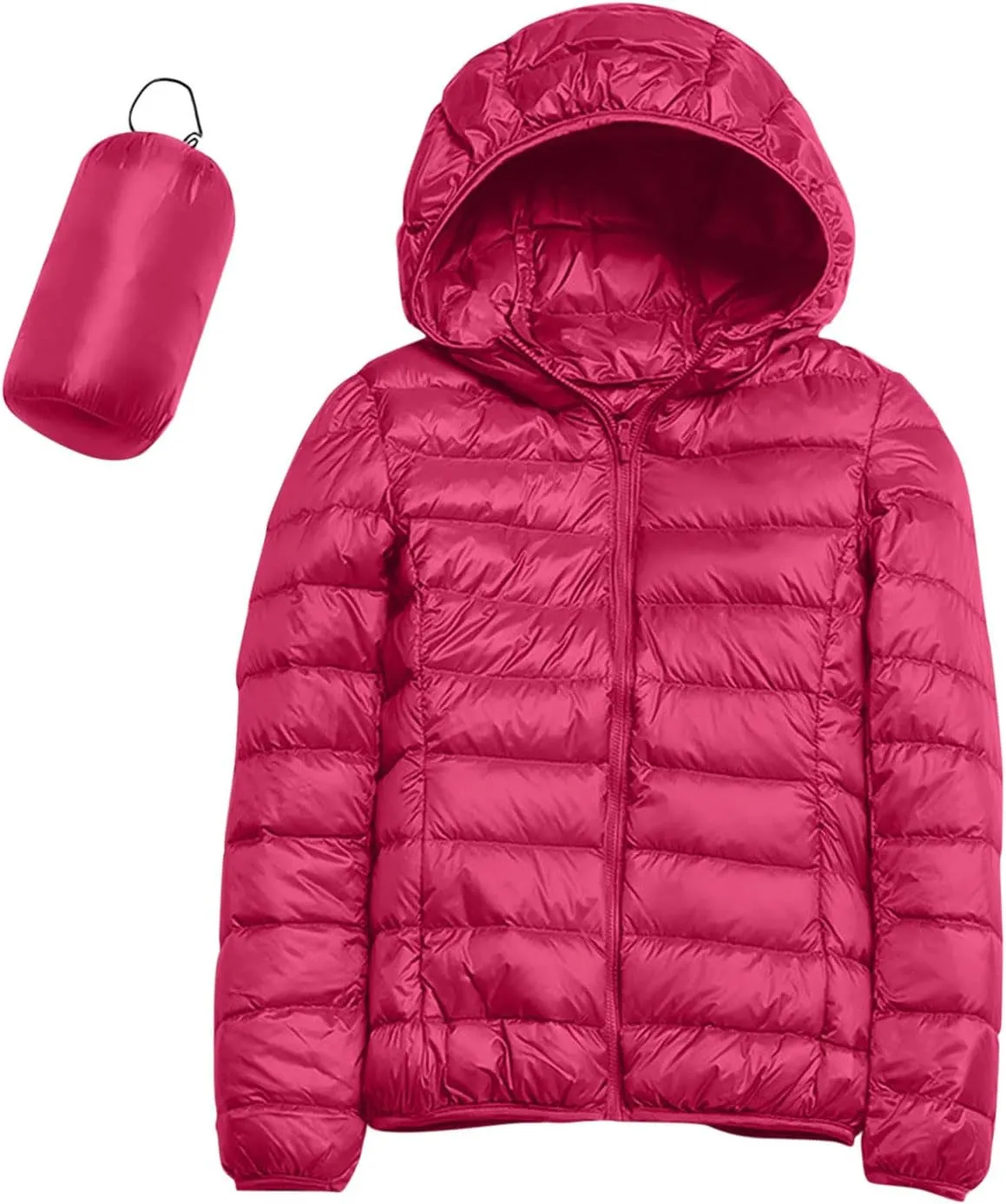 Lightweight Packable Down for Women Jacket Lightweight Puffer Coat with Hood Winter Warm Puffer Jackets for Women