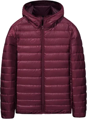 Lightweight Plus Size Down Jacket for Men Lightweight Puffer Coat Plus Size Winter Warm Puffer Jackets for Men