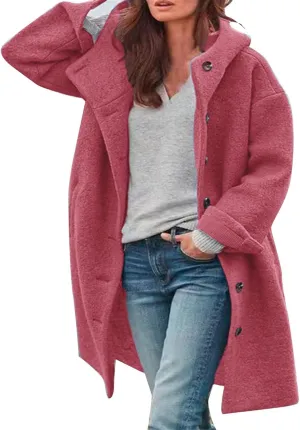 Lightweight Trench Coat Women Jacket Loose Fitting Warm Winter Outwear Fashion Lapel Jacket Coats Short Trench Coat