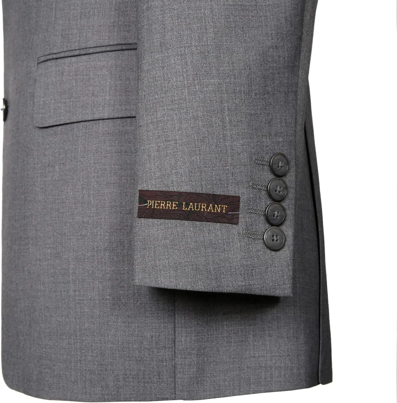 Men‘s 3 Piece Classic Fit Suit Set Two Buttons Solid Jacket Blazer Hidden Expandable Waist Pants & Vest