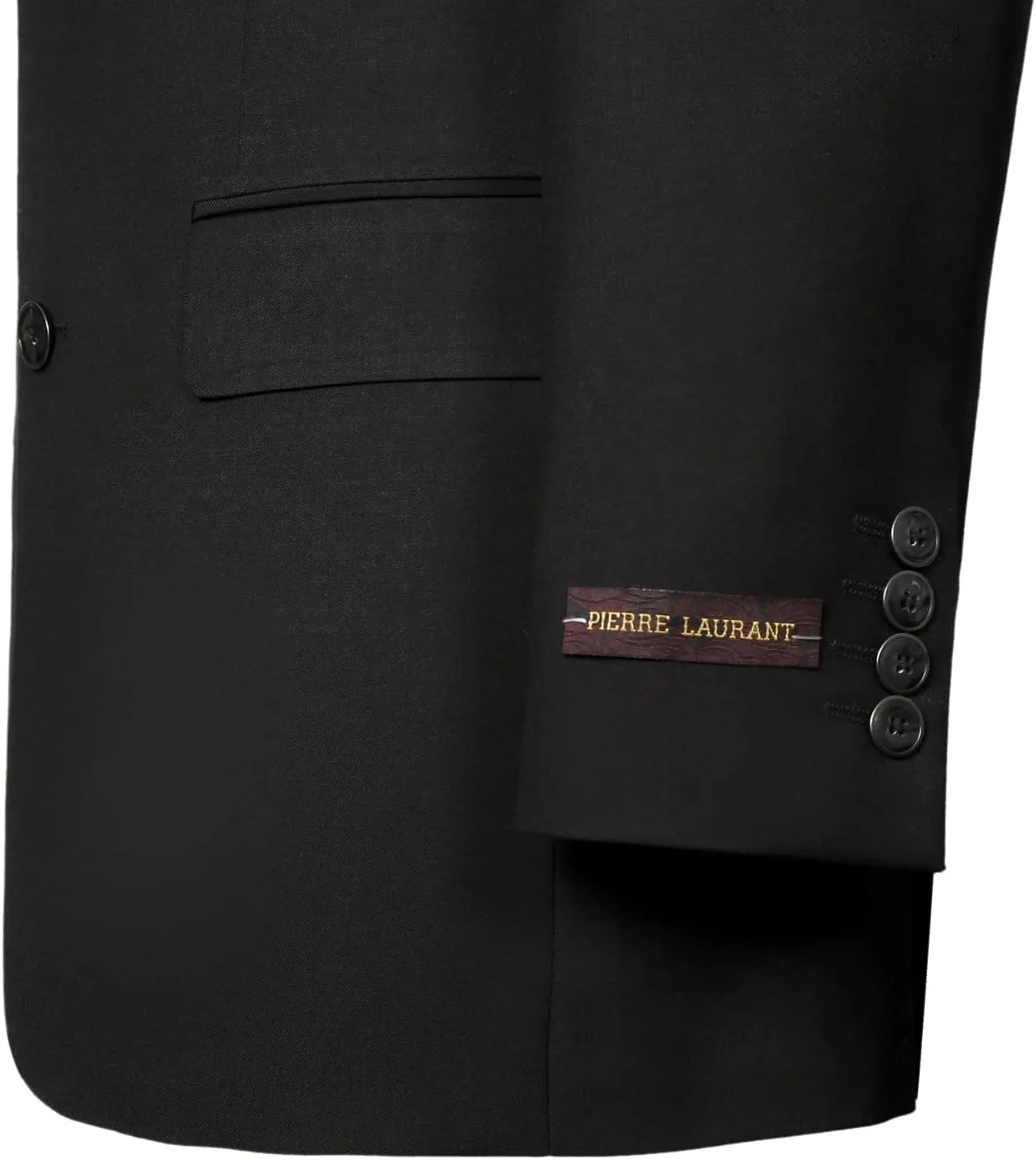 Men‘s 3 Piece Classic Fit Suit Set Two Buttons Solid Jacket Blazer Hidden Expandable Waist Pants & Vest