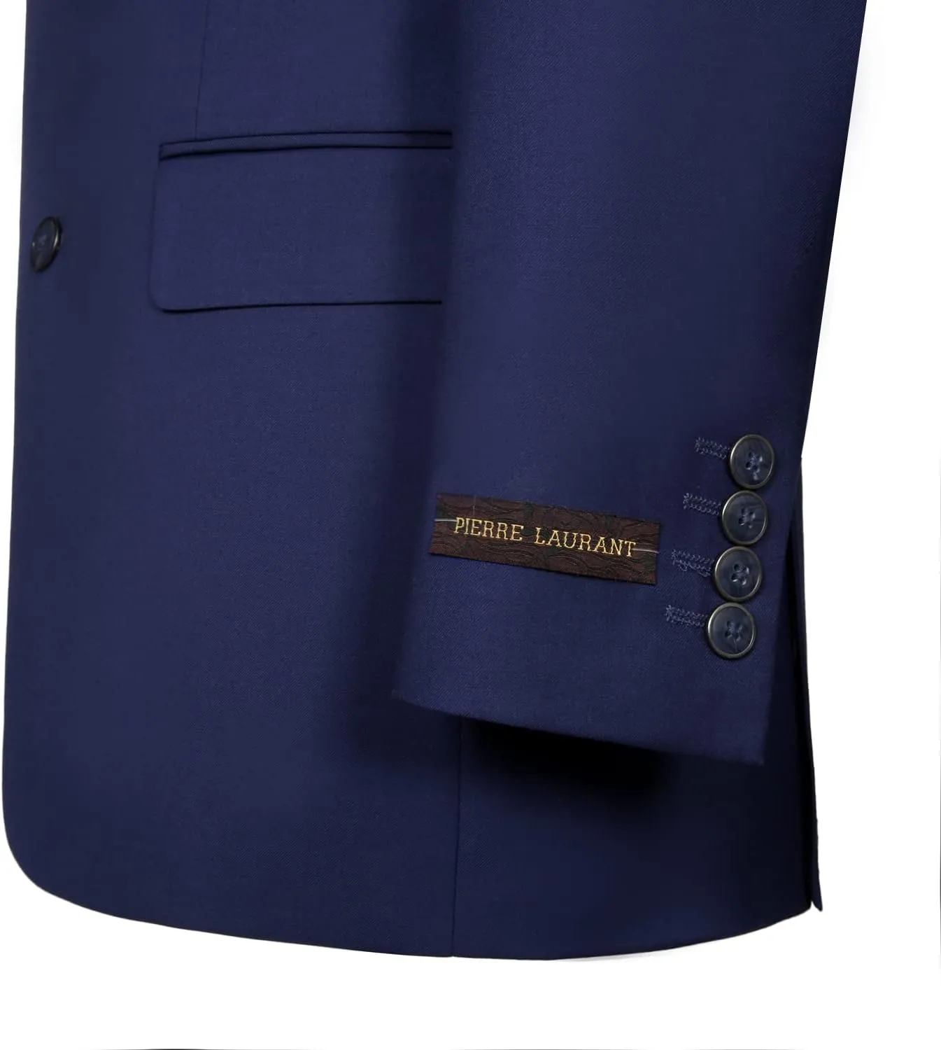 Men‘s 3 Piece Classic Fit Suit Set Two Buttons Solid Jacket Blazer Hidden Expandable Waist Pants & Vest