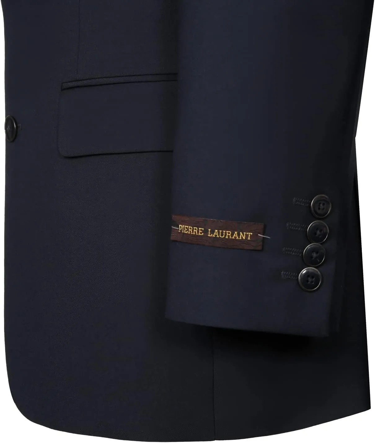 Men‘s 3 Piece Classic Fit Suit Set Two Buttons Solid Jacket Blazer Hidden Expandable Waist Pants & Vest
