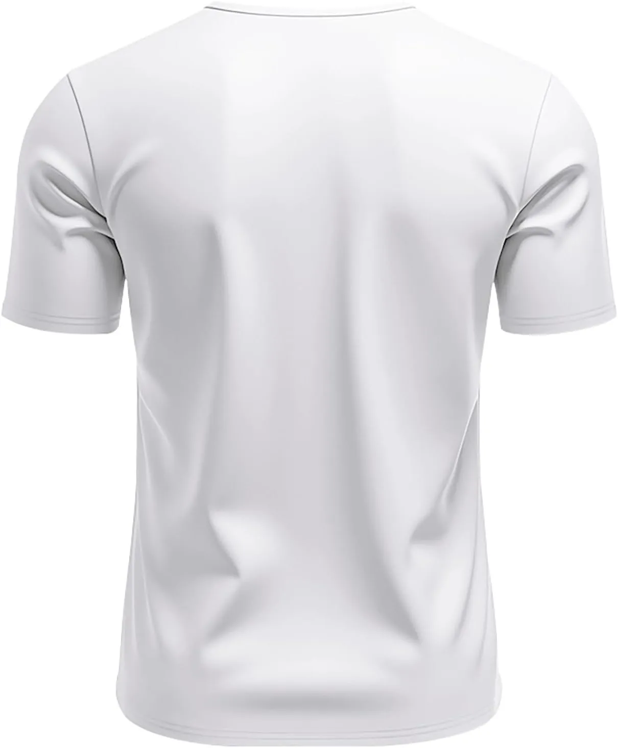Mens Big and Tall V Neck T Shirts Relaxed Fit Sports Workout Fitness Tee Shirt Summer Streetwear Athletic Hiking Tops