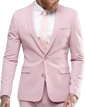 Mens Bright Colorful Suits Slim Fit Tuxedo Wedding Groom Suits,White,Yellow,Lavender,Blue