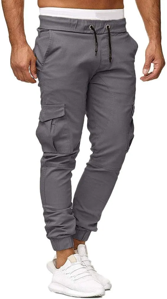 Men's Cargo Jogger Pants Stretch Sweatpants Casual Men's Leggings Men's Pants Hiking Sweatpants Casual Athletic