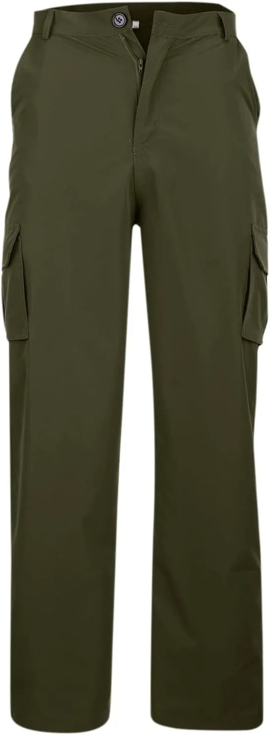 Men's Cargo Pants Sports Casual Jogging Trousers Lightweight Hiking Work Pants Outdoor Pant Men Casual