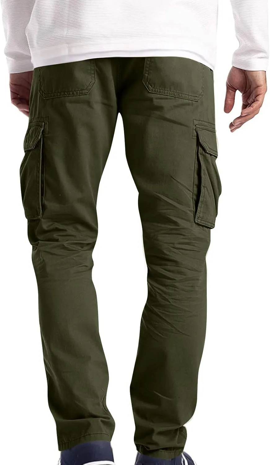 Men's Cargo Pants Sports Casual Jogging Trousers Lightweight Hiking Work Pants Outdoor Pant Men Casual