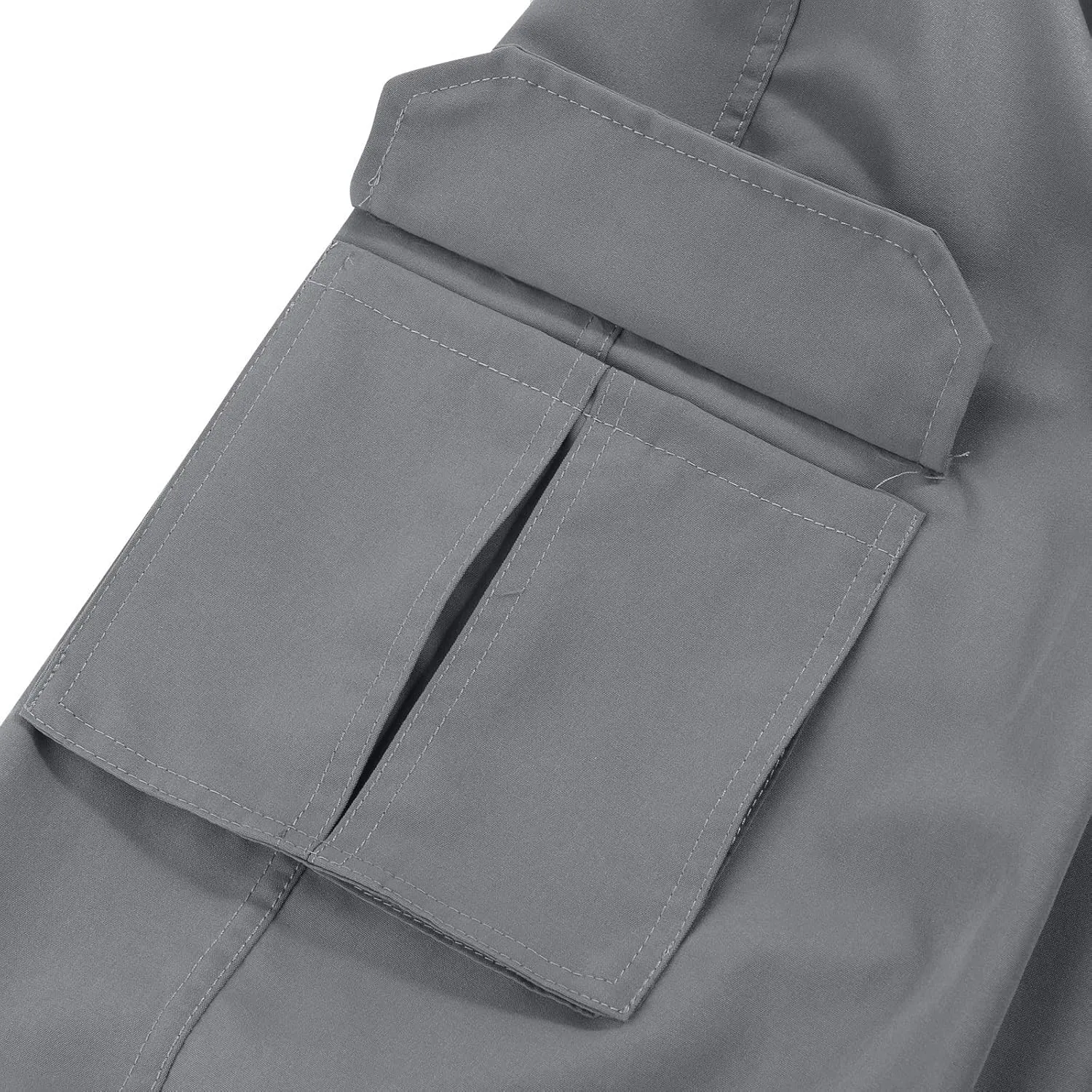 Men's Cargo Pants Sports Casual Jogging Trousers Lightweight Hiking Work Pants Outdoor Pant Men Casual