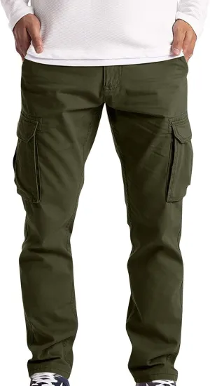 Men's Cargo Pants Sports Casual Jogging Trousers Lightweight Hiking Work Pants Outdoor Pant Men Casual