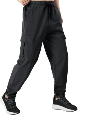 Mens Casual Cargo Pants Joggers Pants Workout Pants Multi Pockets