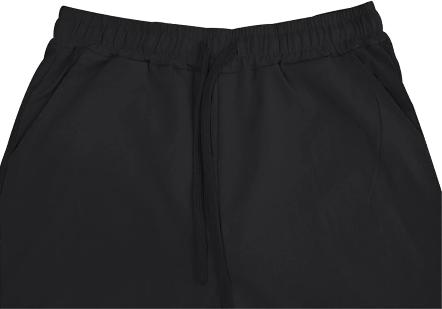 Men's Casual Linen Pants Elastic Waist Drawstring Yoga Beach Pants Casual Lightweight Loose Fit Trousers Baggy Pants