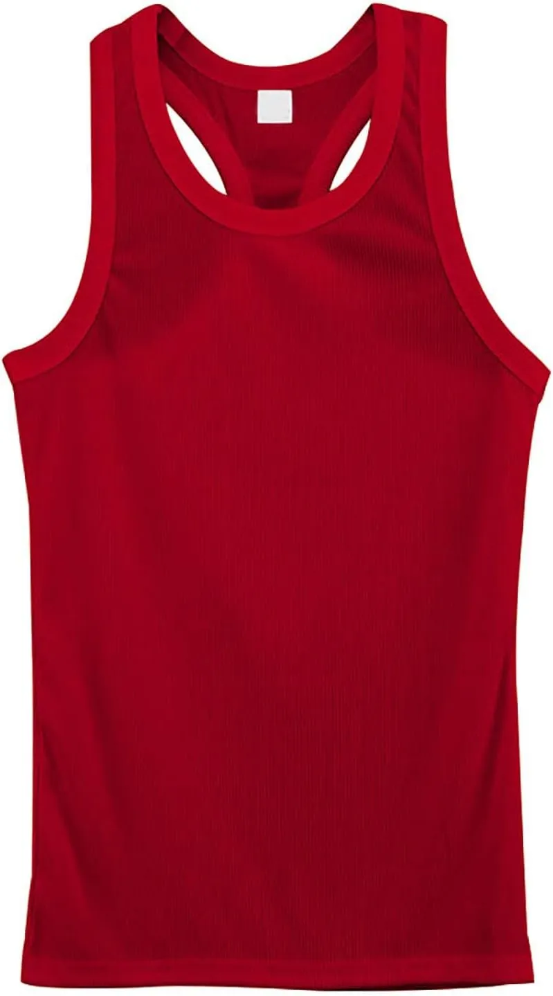 Men's Cotton Tank Tops Athletic Moisture Wicking Muscle Cut Off Shirt Bodybuilding Gym Workout Sleeveless Shirts