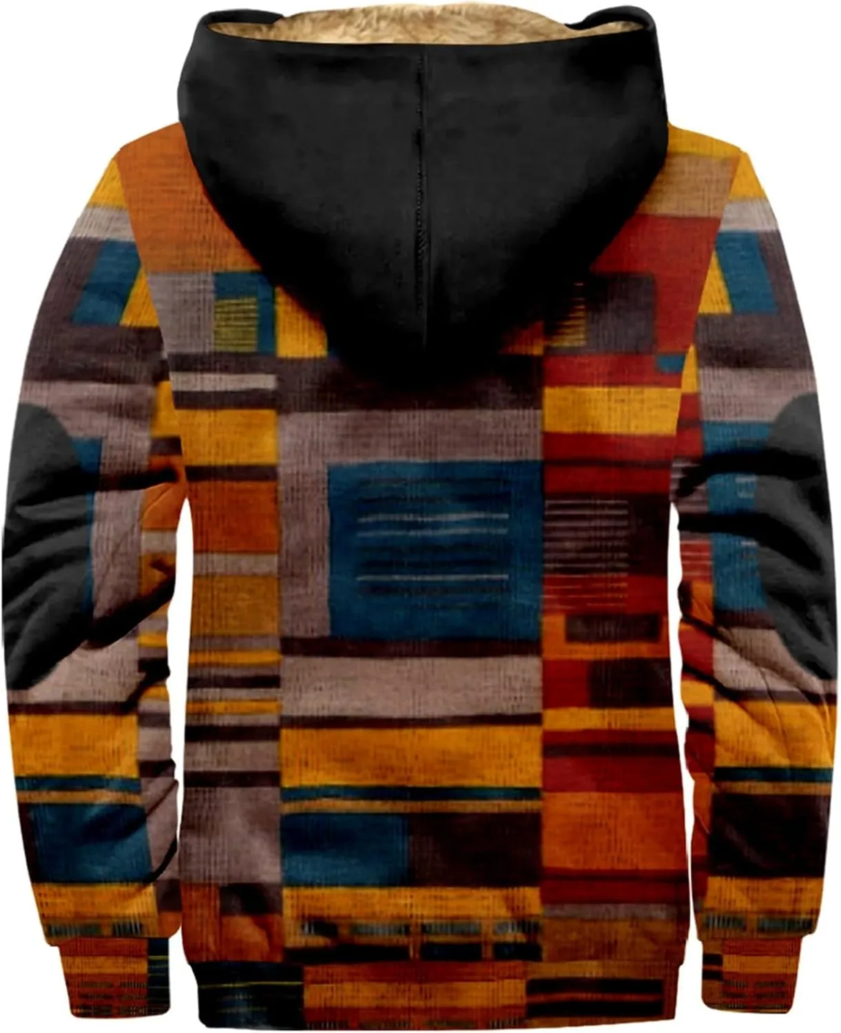 Men's Fashion Outdoor Jacket Long Sleeve Zipper Hooded Simple Elegant Coat Hiking Travel for Men