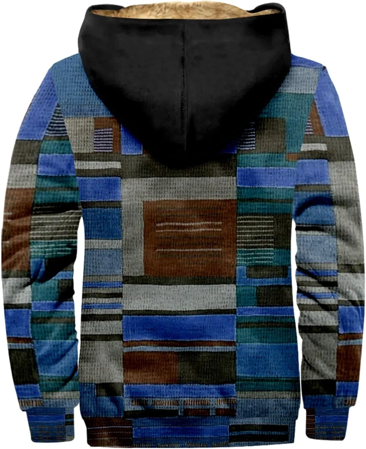 Men's Fashion Outdoor Jacket Long Sleeve Zipper Hooded Simple Elegant Coat Hiking Travel for Men