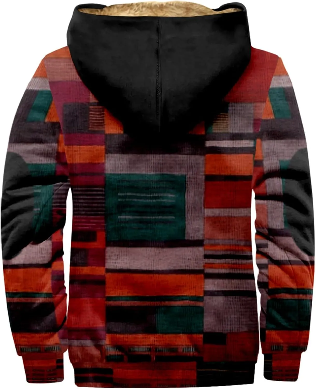 Men's Fashion Outdoor Jacket Long Sleeve Zipper Hooded Simple Elegant Coat Hiking Travel for Men