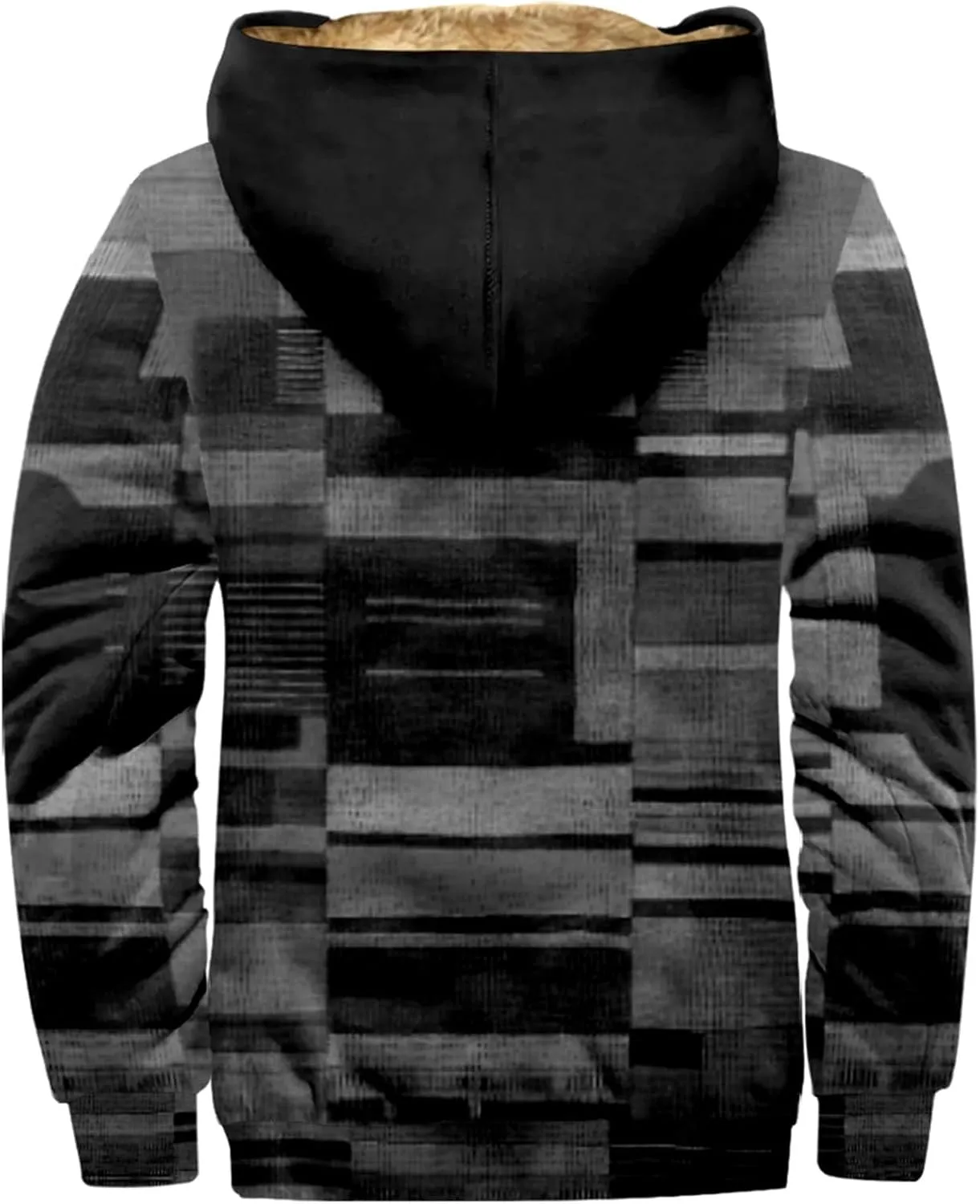 Men's Fashion Outdoor Jacket Long Sleeve Zipper Hooded Simple Elegant Coat Hiking Travel for Men