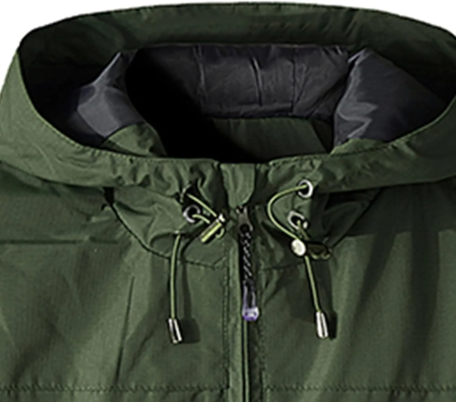 Men's Hooded Softshell Jacket Waterproof Lightweight Insulated Windbreaker Fleece Lined Rain Shell Jackets Coats