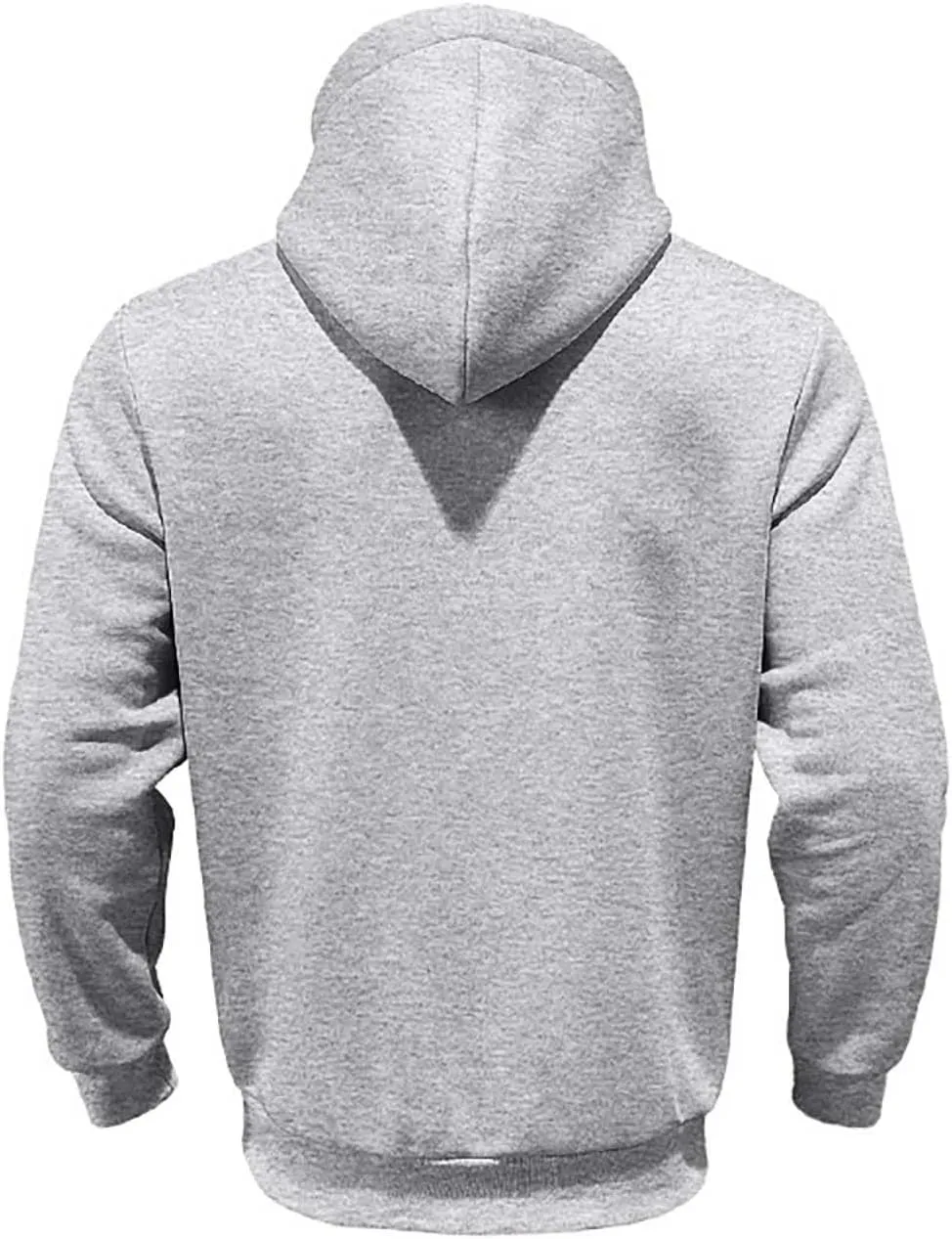 Mens Hoodies Heavyweight Fleece Quarter Zip Gym Work Hoodie Cotton Thick Oversized Sweatshirt Warm Pullover Sweater