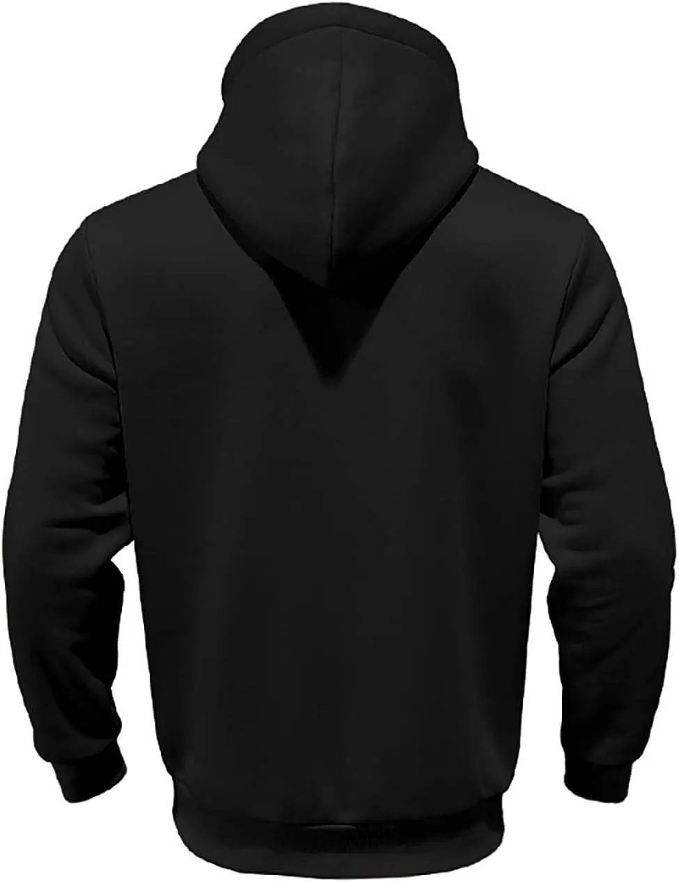 Mens Hoodies Heavyweight Fleece Quarter Zip Gym Work Hoodie Cotton Thick Oversized Sweatshirt Warm Pullover Sweater
