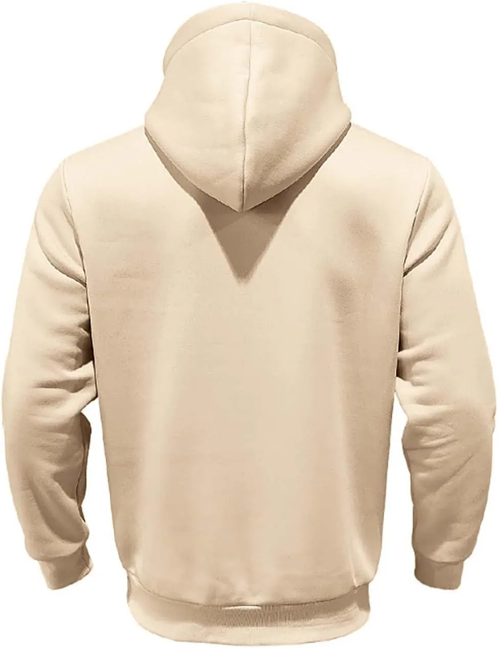 Mens Hoodies Heavyweight Fleece Quarter Zip Gym Work Hoodie Cotton Thick Oversized Sweatshirt Warm Pullover Sweater