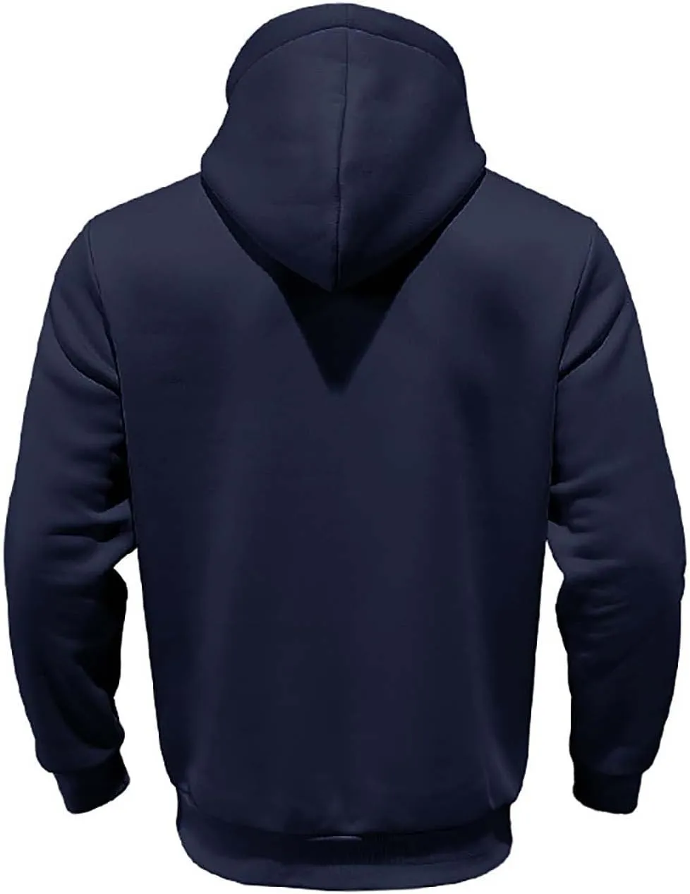 Mens Hoodies Heavyweight Fleece Quarter Zip Gym Work Hoodie Cotton Thick Oversized Sweatshirt Warm Pullover Sweater