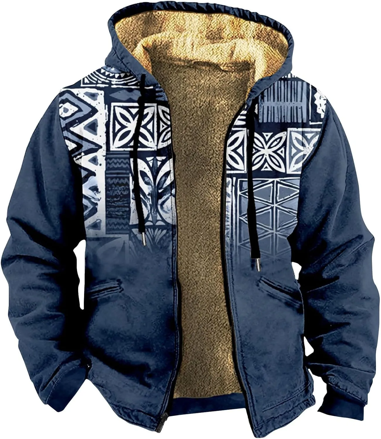 Mens Lightweight Jacket Long Sleeve Zipper Hooded Simple Elegant Coat Novelty Sweatshirts for Men