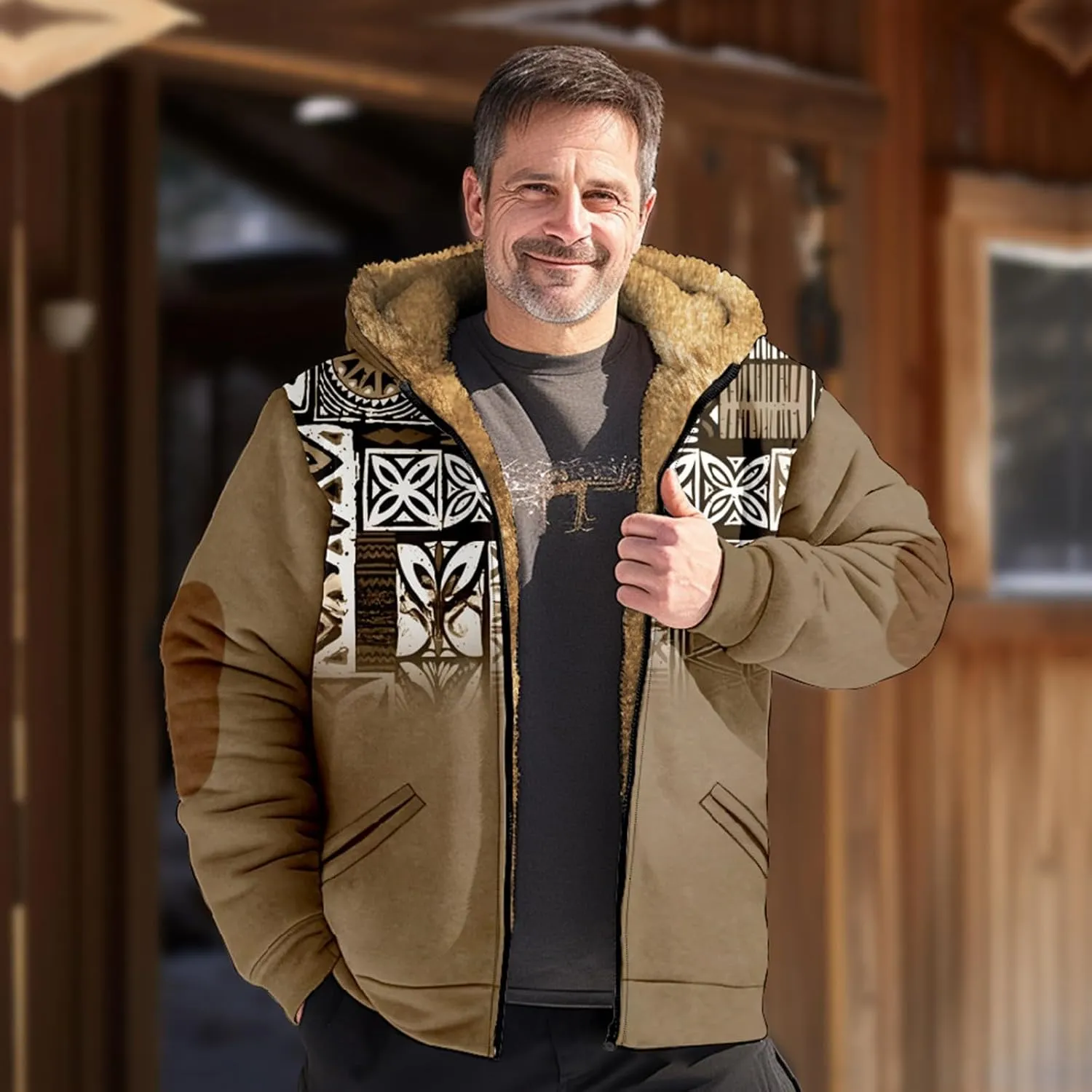 Mens Lightweight Jacket Long Sleeve Zipper Hooded Simple Elegant Coat Novelty Sweatshirts for Men
