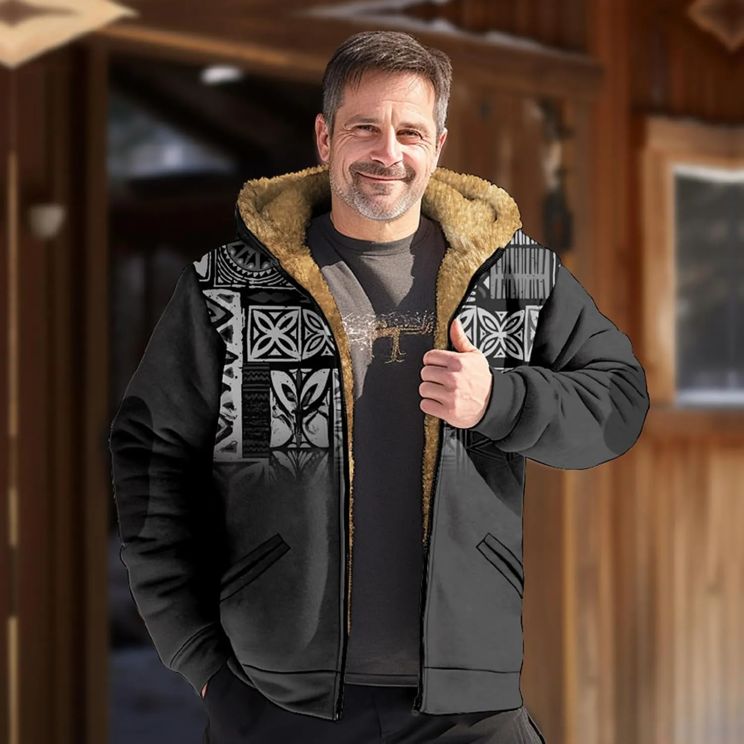 Mens Lightweight Jacket Long Sleeve Zipper Hooded Simple Elegant Coat Novelty Sweatshirts for Men
