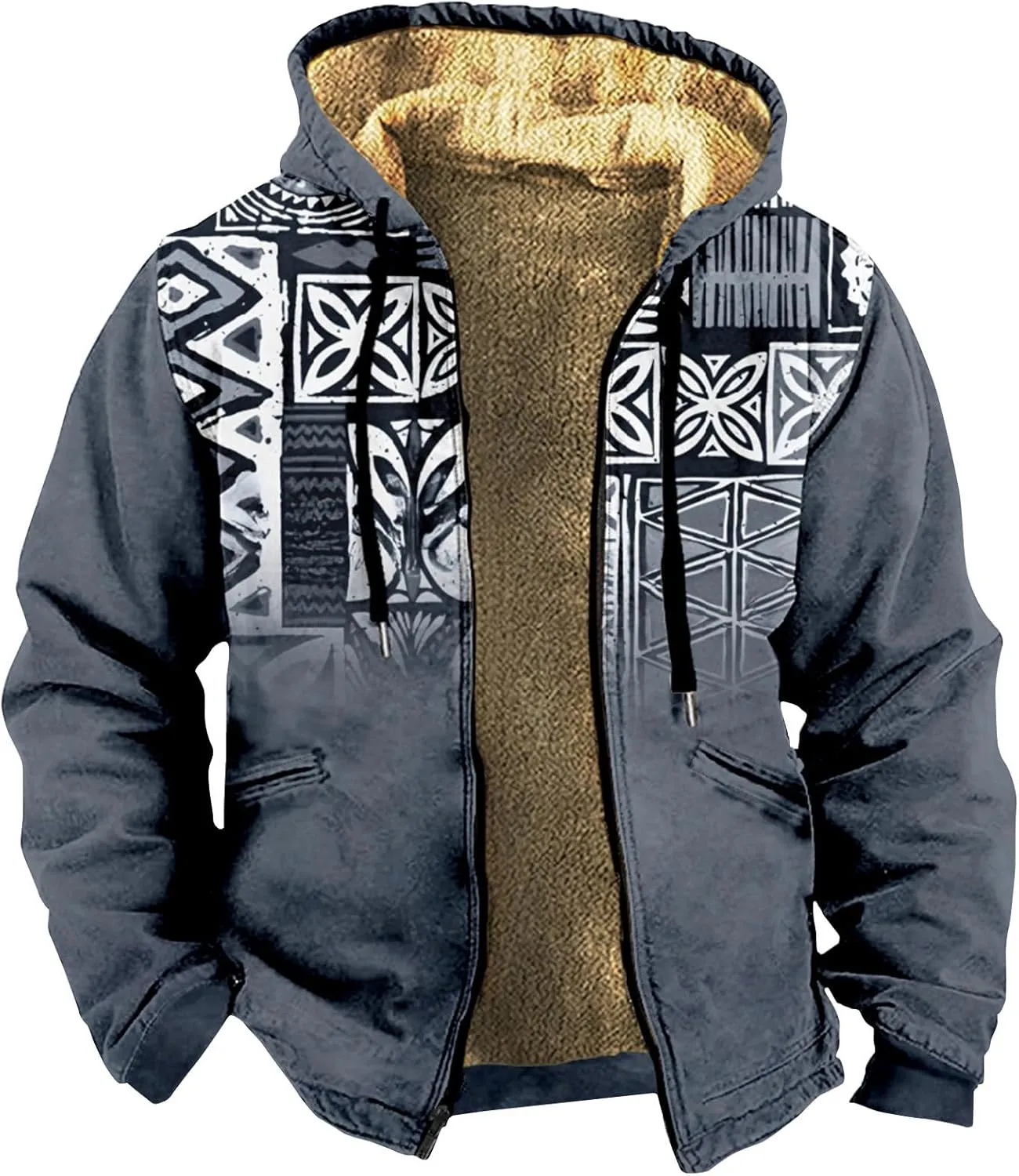 Mens Lightweight Jacket Long Sleeve Zipper Hooded Simple Elegant Coat Novelty Sweatshirts for Men