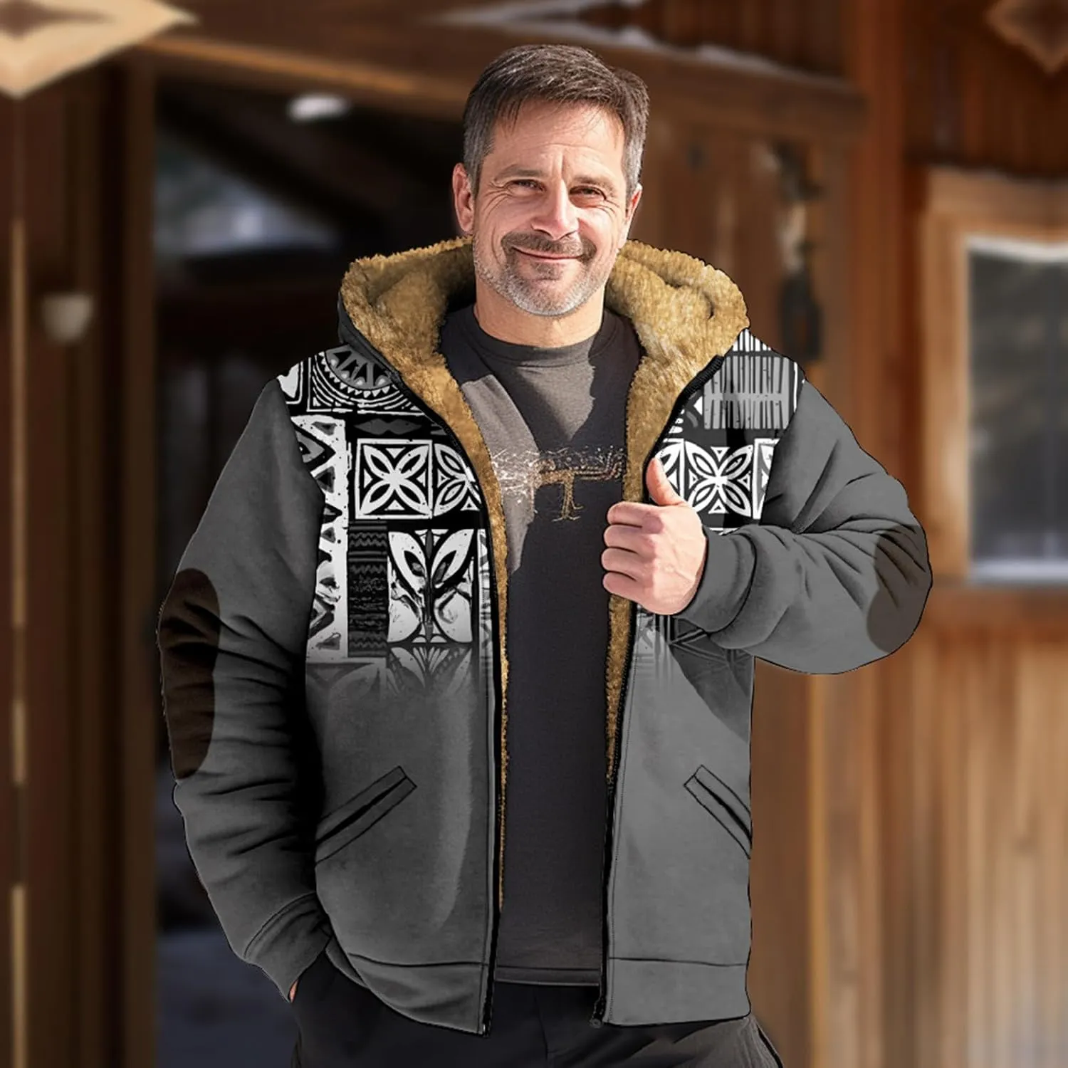 Mens Lightweight Jacket Long Sleeve Zipper Hooded Simple Elegant Coat Novelty Sweatshirts for Men