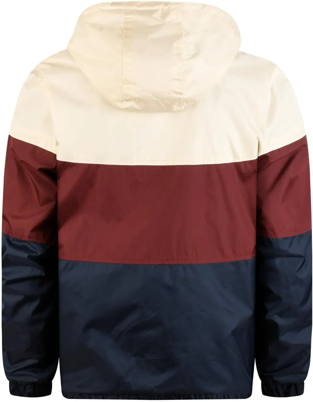 Men's Lightweight Waterproof Rain Jacket Jackets Hooded Hiking Coat Casual Windbreaker Patchwork Color Block Jacket