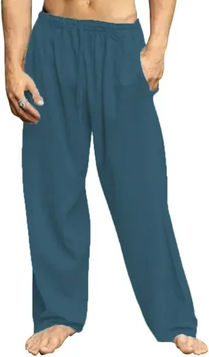 Men's Loose Pants Male Spring Summer Autumn Casual Solid Color Pants Men's Home Trousers Casual Pants