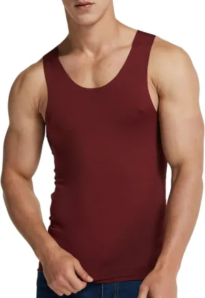 Men's Muscle Cut Shirts Summer Ice Silk Sleeveless Tank Tops Gym Bodybuilding Sport Fitness Vests Quick Drying Tee Top