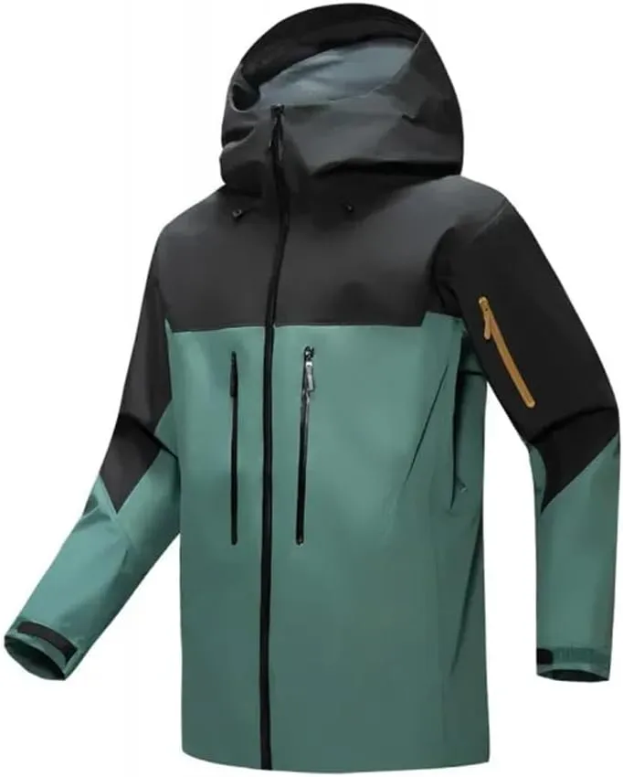 Men's Outdoor Sports Camping Mountaineering Windproof British Wind Hooded Simple Storm Bomber Jacket