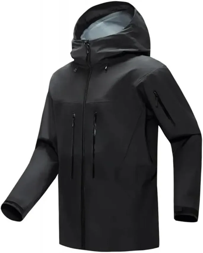 Men's Outdoor Sports Camping Mountaineering Windproof British Wind Hooded Simple Storm Bomber Jacket