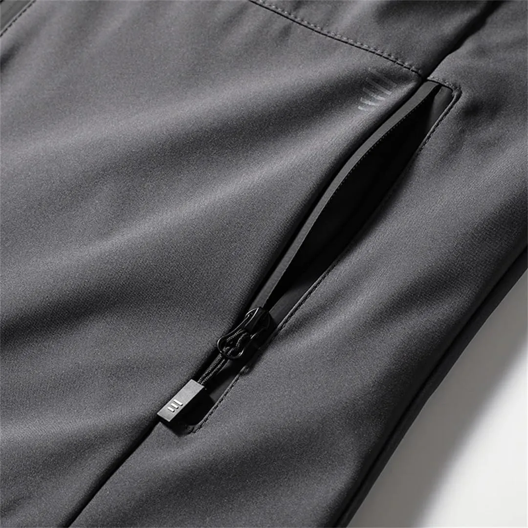 Men's Outdoor Sports Camping Mountaineering Windproof British Wind Hooded Simple Storm Cycling Jacket