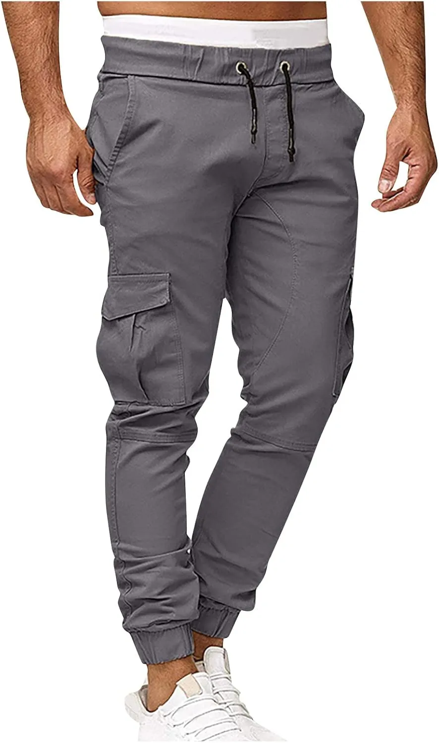 Men's Pants Mens Casual Pants Sports Casual Jogging Trousers Lightweight Hiking Work Pants Outdoor Pant