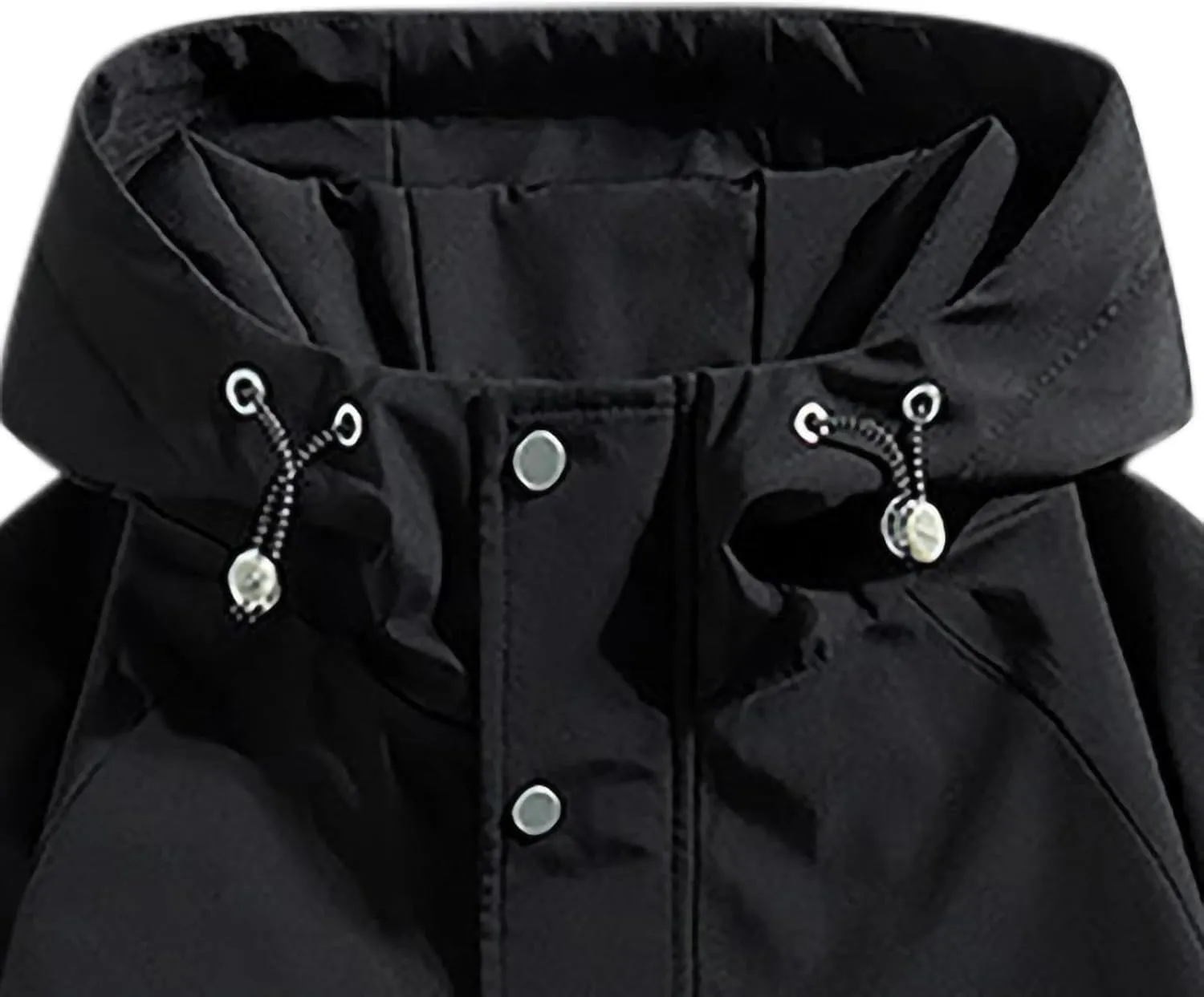 Mens Rain Jacket Lightweight Outdoor Hiking Travel Waterproof Hooded Windbreaker Fashion Y2k Teen Boy Street Jacket Coat