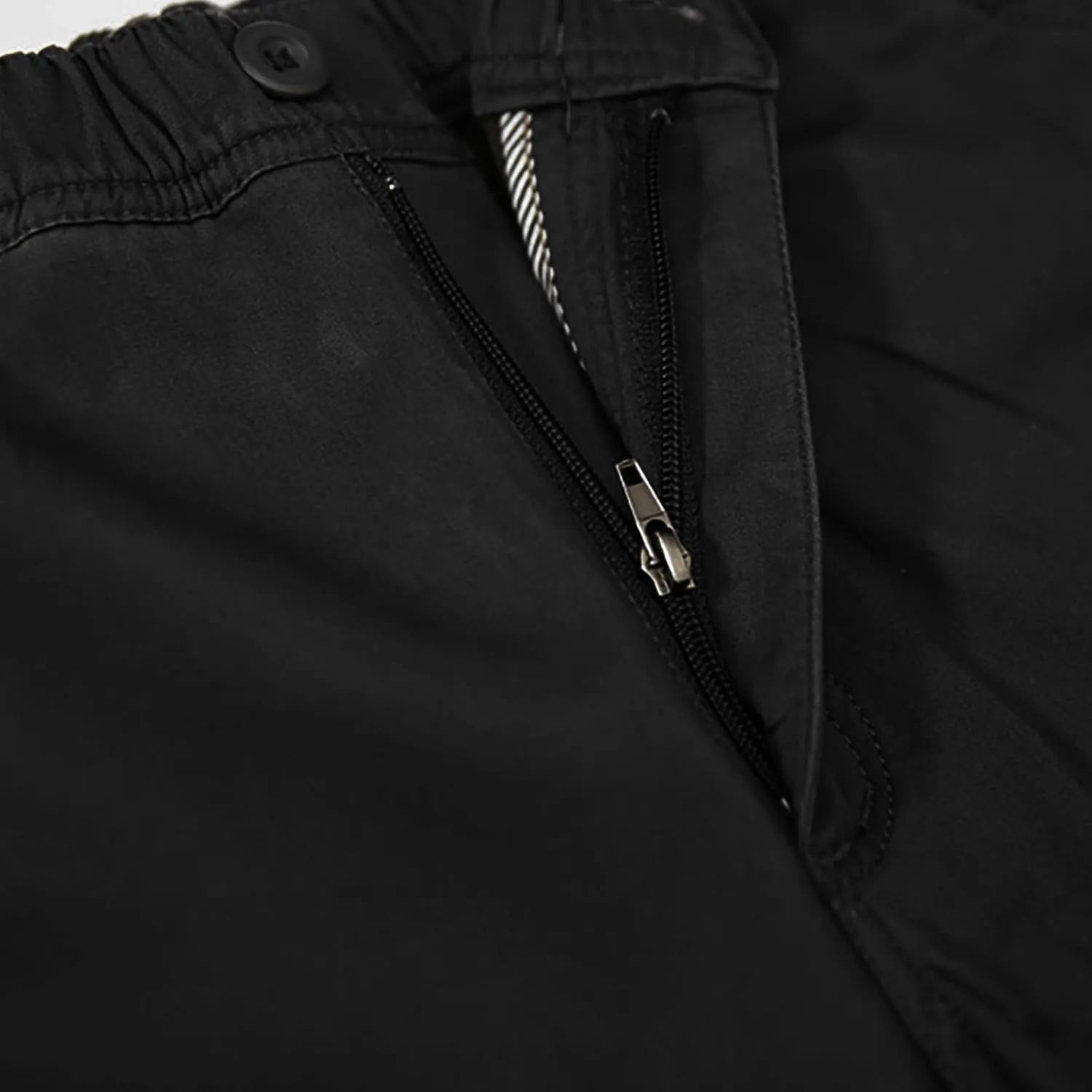 Men's Spring Casual Lightweight Cargo Pants Multi-Pocket Relaxed Fit Tactical Work Hiking Pants