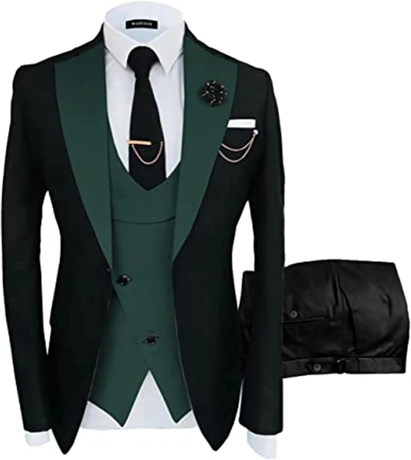 Mens Suit Slim Fit,Wedding Suits for Men Slim Fit Man Suits Men Suits Regular Fit 3 Piece Jacket Blazer Groom Tuxedo