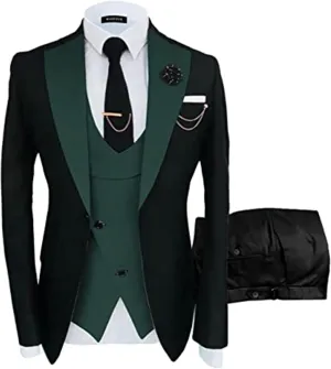 Mens Suit Slim Fit,Wedding Suits for Men Slim Fit Man Suits Men Suits Regular Fit 3 Piece Jacket Blazer Groom Tuxedo