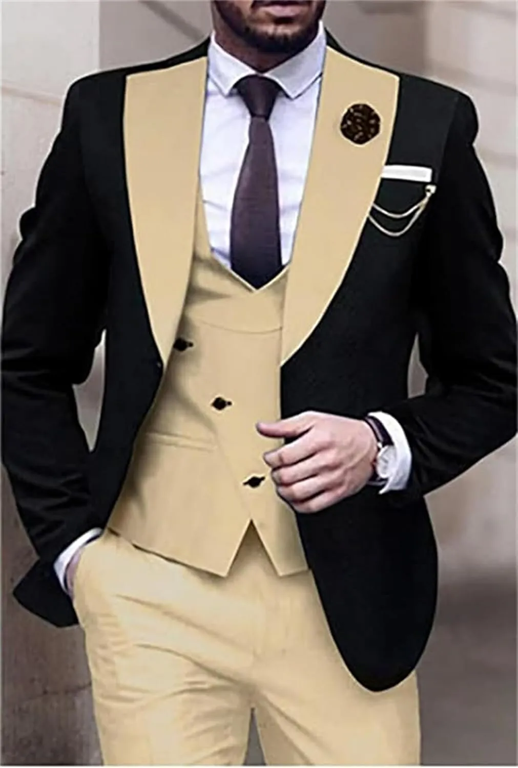 Mens Suit Slim Fit,Wedding Suits for Men Slim Fit Man Suits Men Suits Regular Fit 3 Piece Jacket Blazer Groom Tuxedo