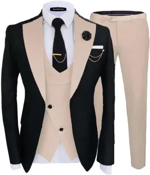 Men's Suits Tuxedo Suits Slim Fit 3 Piece Suits Outfits for Men Wedding Prom Suits Set