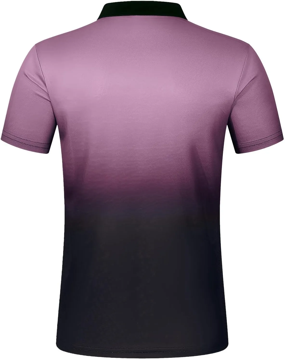 Men's Summer Casual Stylish Polo Shirts Zip-Up Lapel Short-Sleeved Tops Workout Sports Tops Classic Golf Shirts