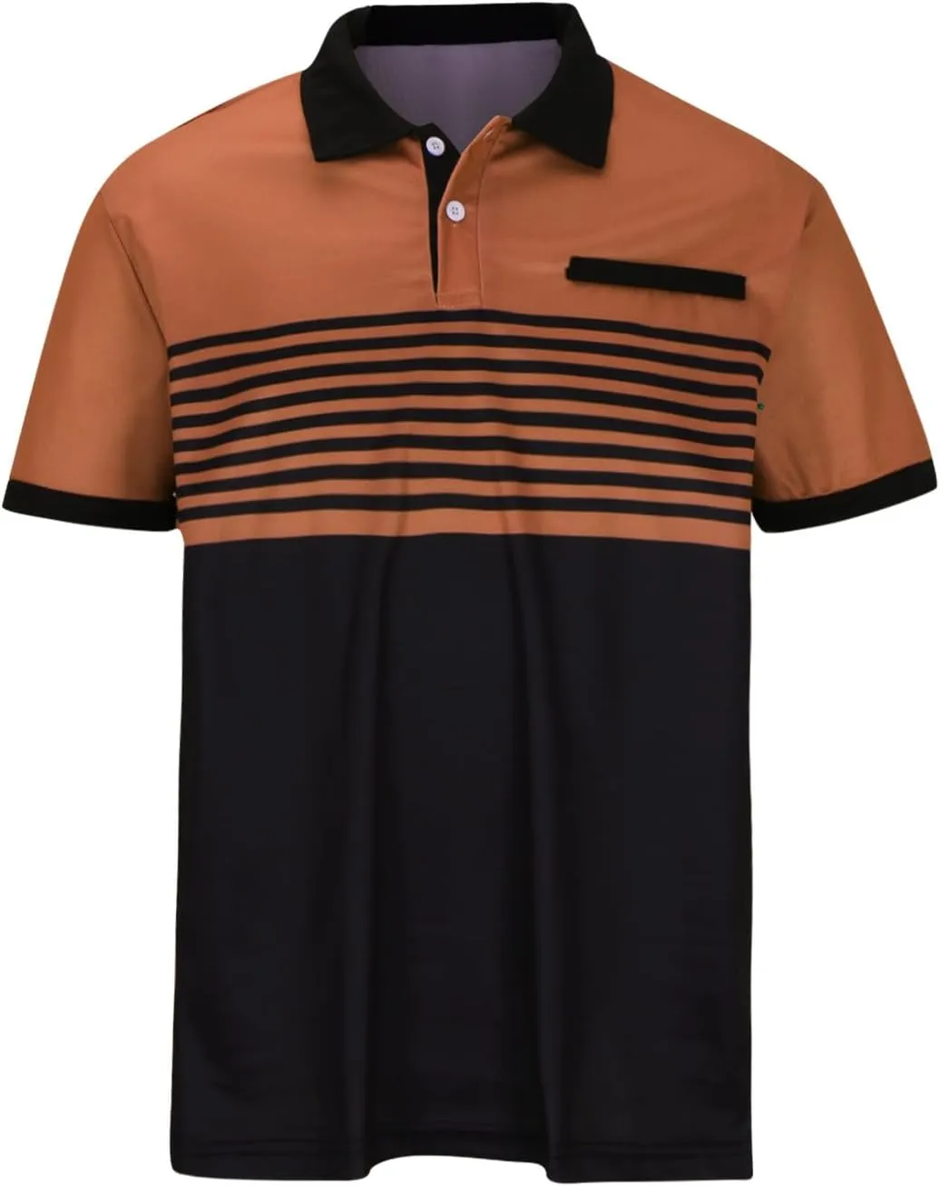 Men's Summer Casual Stylish Polo Shirts Zip-Up Lapel Short-Sleeved Tops Workout Sports Tops Classic Golf Shirts