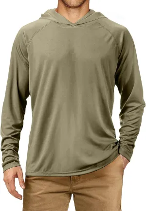 Men's Sun Protection Shirts UV UPF 50  Long Sleeve Summer Silm Fit Hoodies Outdoor Outfits Fishing Swimming Running